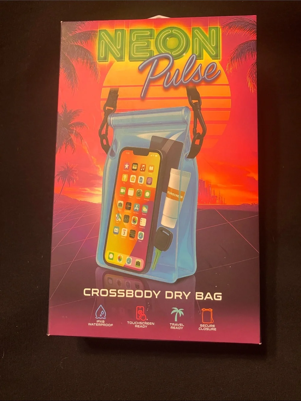 Crossbody Dry Bag Case - Blue